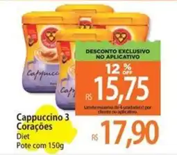 Atacadão Cappuccino 3 Corações oferta