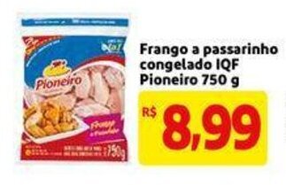 Mercado Extra Frango a Passarinho Congelado IQF Pioneiro 750g oferta