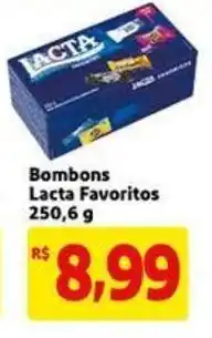 Mercado Extra Bombons Lacta Favoritos 250.6g oferta