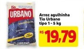 Arroz agulhinha Tio Urbano tipo 1 5kg