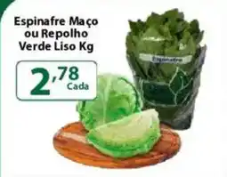 Comercial Esperança Espinafre Maço ou Repolho Verde Liso oferta