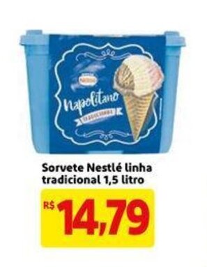 Mercado Extra Sorvete Nestle Linha Tradicional 1.5L oferta