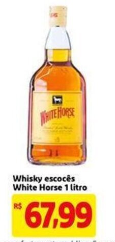 Mercado Extra Whisky escoces Whte Horse 1L oferta