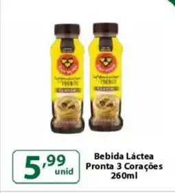 Comercial Esperança Bebida Láctea Pronta 3 Corações oferta