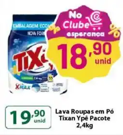 Comercial Esperança Lava Roupas em Pó Tixan Ypê Pacote oferta