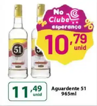 Comercial Esperança Aguardente 51 oferta