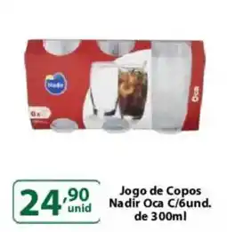 Comercial Esperança Jogo de Copos Nadir Oca C/6und. oferta