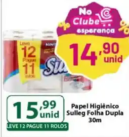 Comercial Esperança Papel Higienico Sulleg Folha Dupla 30m oferta