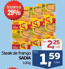 Cometa Supermercados Steak de frango SADIA oferta