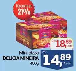 Cometa Supermercados Mini pizza DELICIA MINEIRA oferta