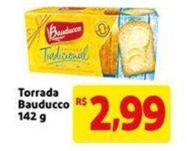Mercado Extra Torrada Bauducco 142g oferta
