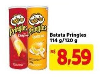 Mercado Extra Batata Pringles 114g/120g oferta