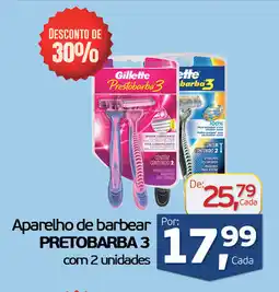Cometa Supermercados Aparelho de barbear Prestobarba 3 oferta