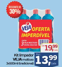 Cometa Supermercados Kit limpador VEJA multiuso oferta