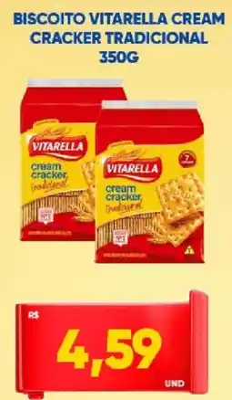 Tatico Biscoito vitarella cream cracker tradicional oferta