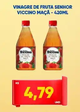 Tatico Vinagre de fruta senhor viccino maçã oferta