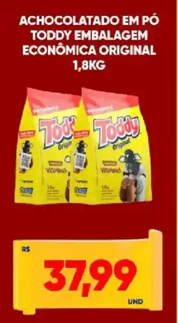 Tatico Achocolatado em pó toddy embalagem econômica original oferta