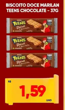 Tatico Biscoito doce marilan teens chocolate oferta