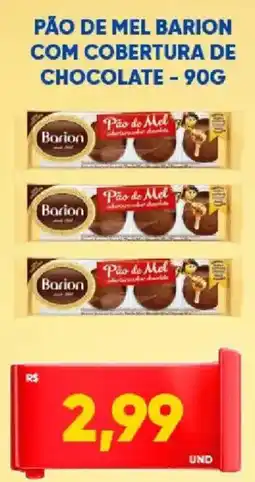 Tatico Pão de mel barion com cobertura de chocolate oferta