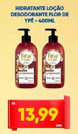 Tatico Hidratante loção desodorante flor de ypê oferta