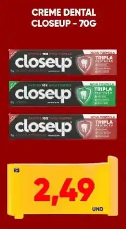 Tatico Creme dental closeup oferta