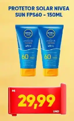 Tatico Protetor solar nivea sun fps60 oferta
