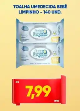 Tatico Toalha umedecida bebê limpinho oferta