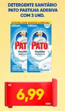 Tatico Detergente sanitário pato pastilha adesiva oferta