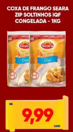 Tatico Coxa de frango seara zip soltinhos iqf congelada oferta