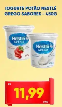 Tatico Iogurte potão nestlé grego sabores oferta