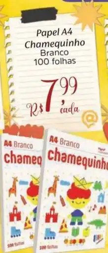Supermercados Mateus Papel A4 Chamequinho oferta