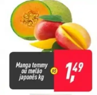 Frangolândia Manga Tommy ou Melao Japones 1kg oferta