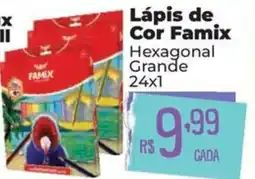 Supermercados Mateus Lápis de Cor Famix oferta