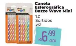 Supermercados Mateus Caneta Esferográfica Bazze Wave Mini oferta