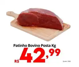 Althoff Supermercados Patinho Bovino Posta oferta