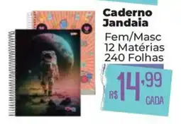Supermercados Mateus Caderno Jandaia oferta
