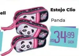 Supermercados Mateus Estojo Clio Panda oferta