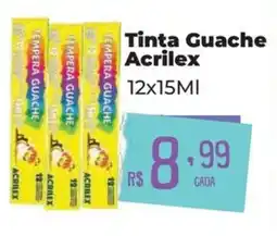 Supermercados Mateus Tinta Guache Acrilex oferta