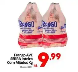 Althoff Supermercados Frango AVE SERRA Inteiro Com Miúdos oferta