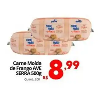 Althoff Supermercados Carne Moída de Frango AVE SERRA oferta