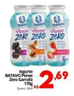 Althoff Supermercados logurte BATAVO Pense Zero Garrafa oferta