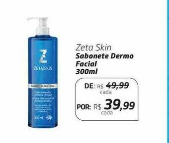 Drogal Zeta Skin Sabonete Dermo Facial oferta