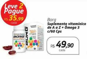 Drogal Borg Suplemento Vitaminico De A A Z + ômega 3 oferta