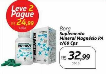 Drogal Borg Suplemento Mineral Magnésio Pa oferta