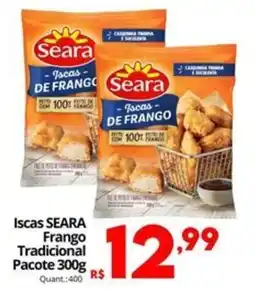 Althoff Supermercados Iscas SEARA Frango Tradicional Pacote oferta