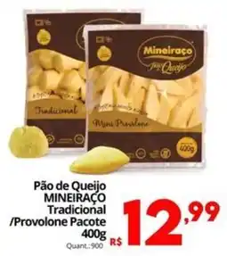 Althoff Supermercados Pão de Queijo MINEIRACO Tradicional /Provolone Pacote oferta