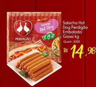 Giassi Supermercados Salsicha Hot Dog Perdigão oferta