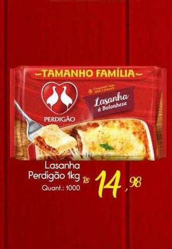 Giassi Supermercados Lasanha Perdigão oferta