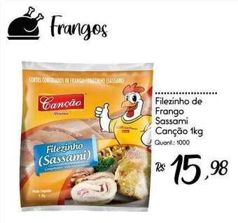 Giassi Supermercados Filezinho De Frango Sassami Canção oferta