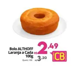 Althoff Supermercados Bolo ALTHOFF Laranja a Cada oferta